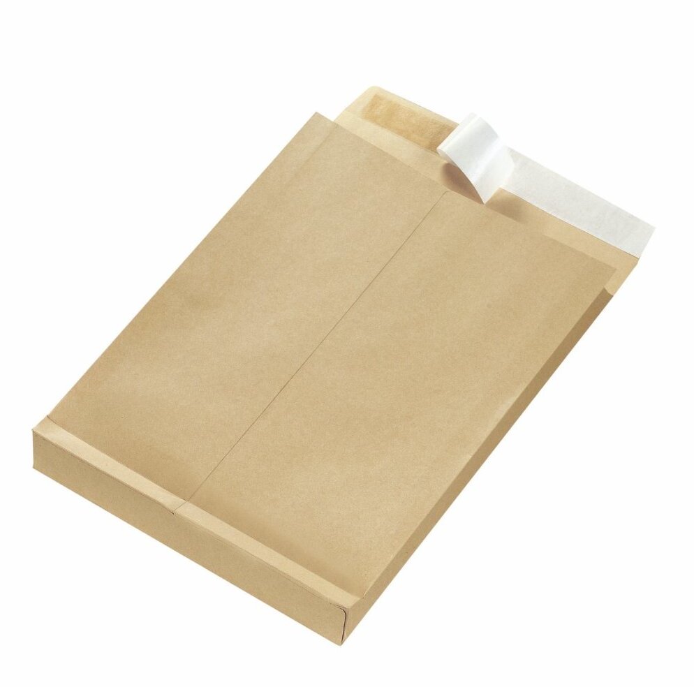 2x Koperta rozszerzana NC, C4, z paskiem HK, 25 sztuk, brązowy