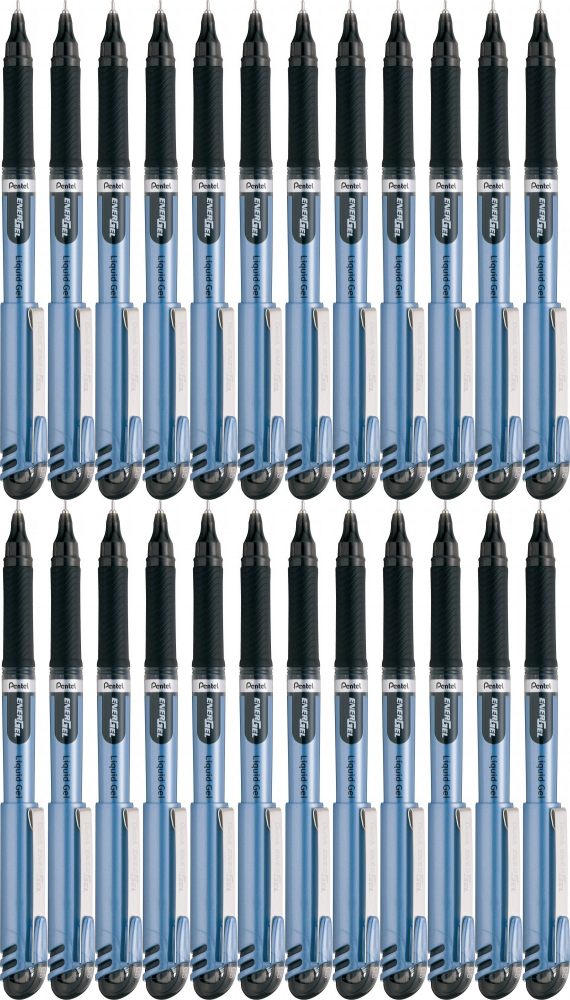 24x Pióro kulkowe Pentel, BLN-15, 0.5mm, czarny