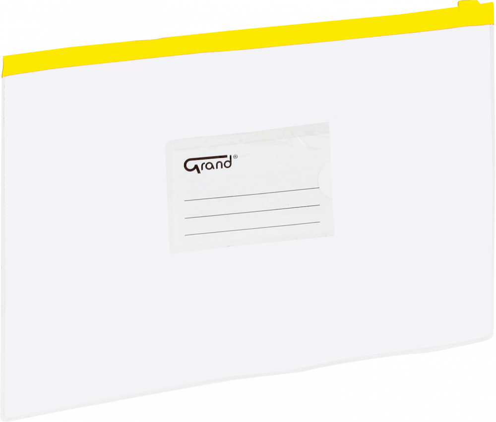 Koszulka z suwakiem Grand EC007B, A5, żółty