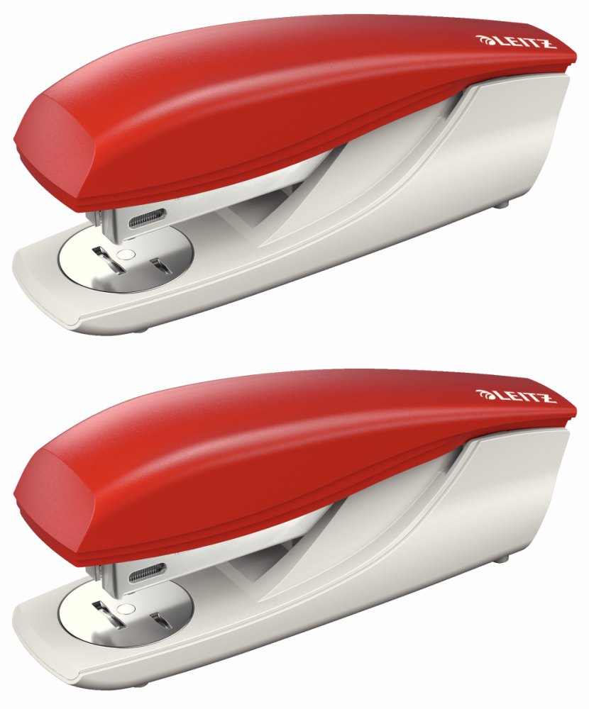 2x Zszywacz Leitz New Nexxt, do 30 kartek, czerwony