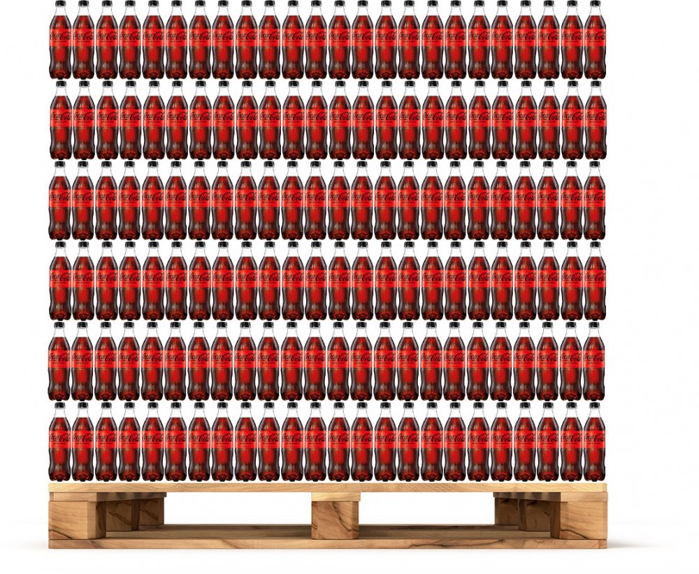 648x Napój gazowany Coca-Cola Zero, butelka, 0.5l