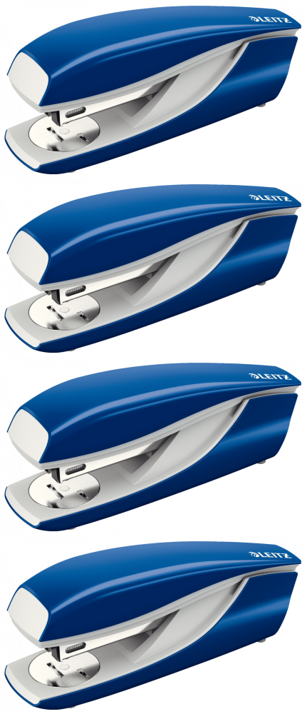 4x Zszywacz Leitz NeXXt, do 30 kartek, niebieski