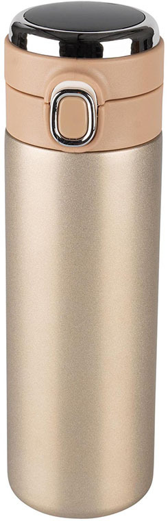 Kubek termiczny z wyświetlaczem LED Altom Design, 420 ml, złoty