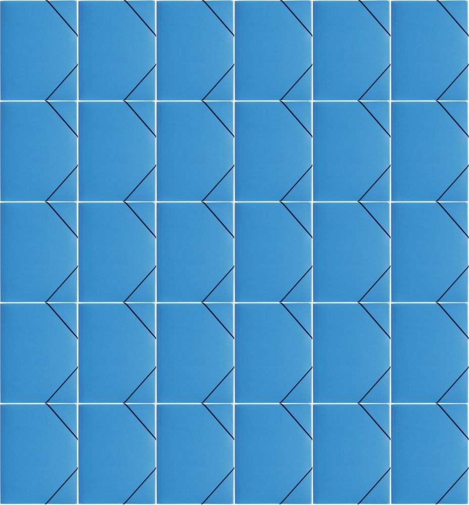 40x Teczka plastikowa z gumką Pagna, A4, 3 skrzydłowa, jasny niebieski