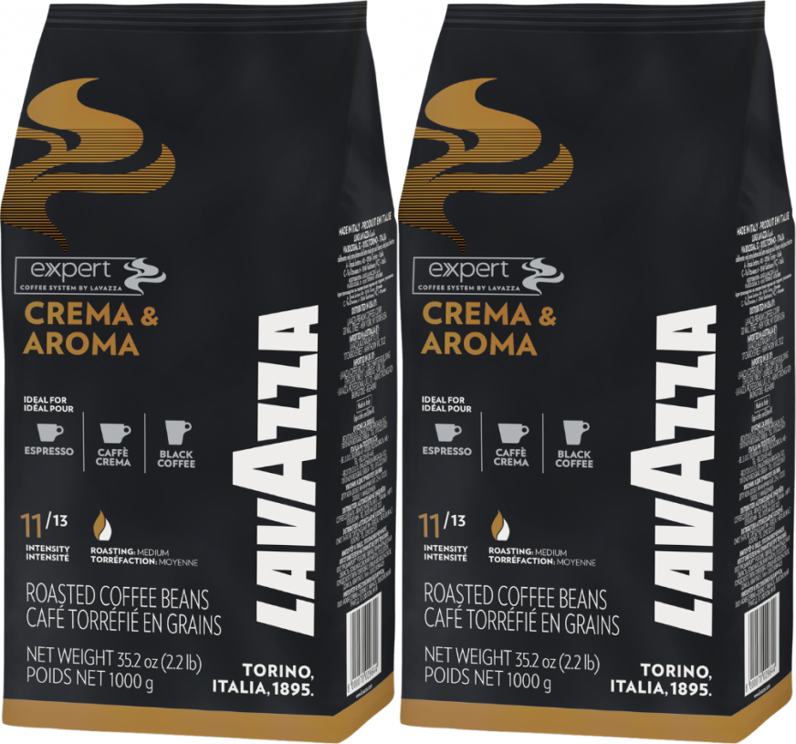 2x Kawa ziarnista Lavazza Expert Crema & Aroma, 1kg