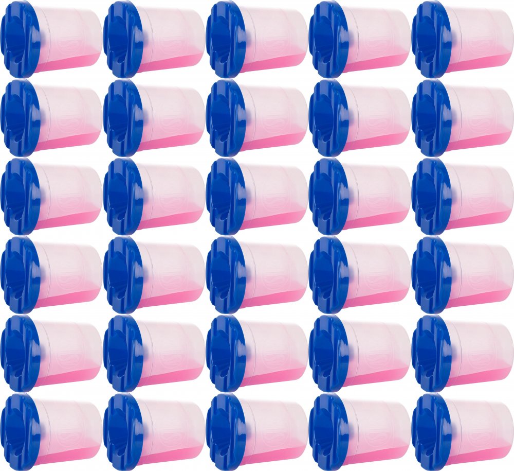 36x Kubek do wody Astrino, z blokadą wylania, mix kolorów