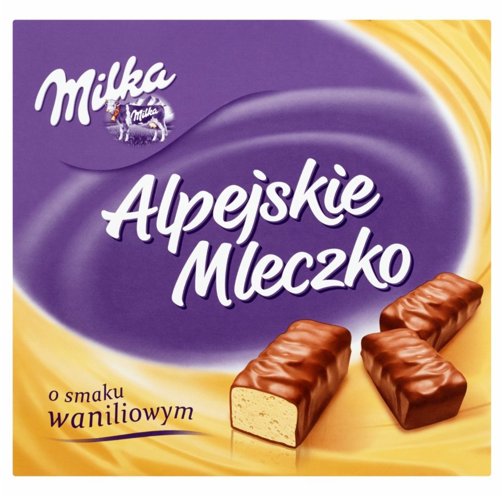 Bombonierka Alpejskie Mleczko Milka, waniliowe, 330g