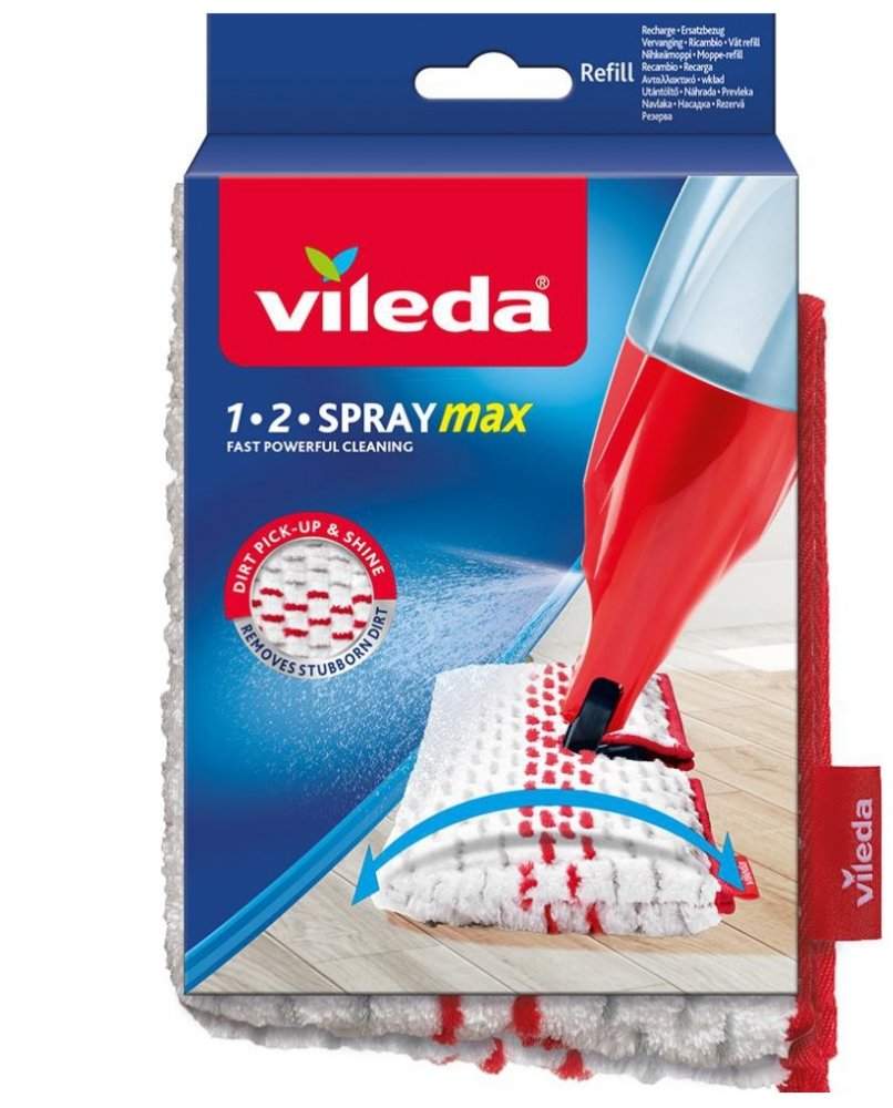 Wkład do mopa Vileda 1-2 Spray Max, mikrofibra, końcówka