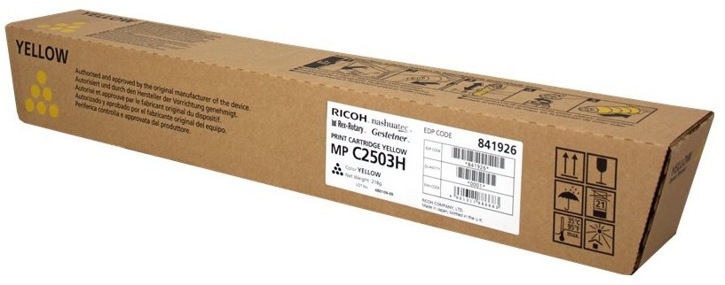 Toner Ricoh (841926), 9500 stron, yellow (żółty)