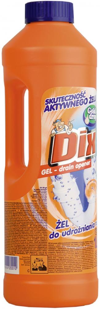Żel do udrażniania rur Dix Gold Drop, 1l