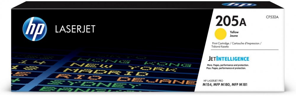 Toner HP 205A (CF532A), 900 stron, yellow (żółty)