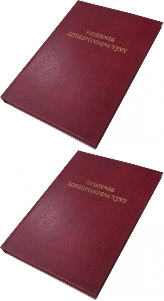 2x Dziennik korespondencyjny Barbara, A4, 192k, bordowy