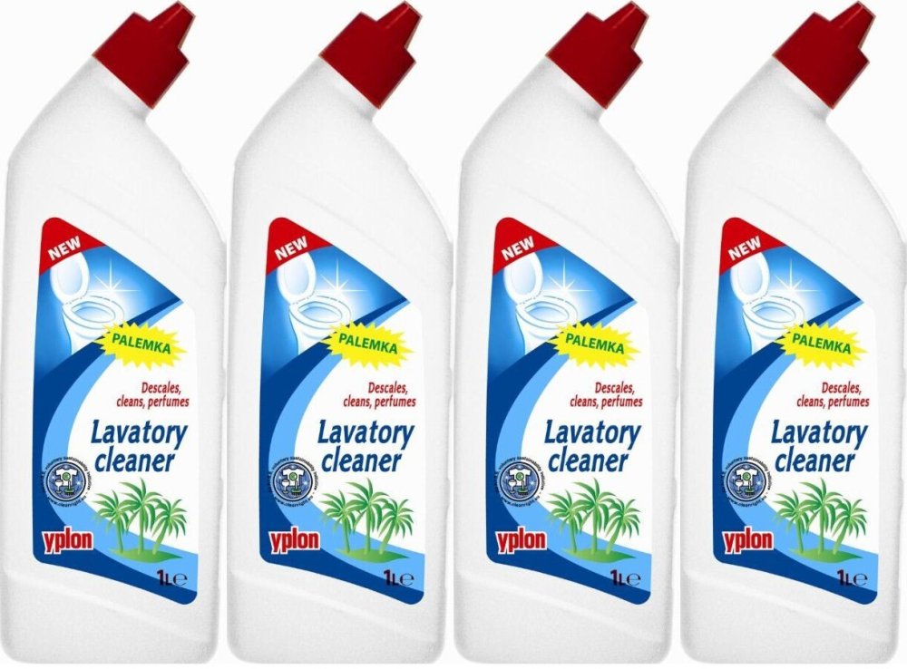4x Żel do czyszczenia toalet Yplon Palemka, 1l