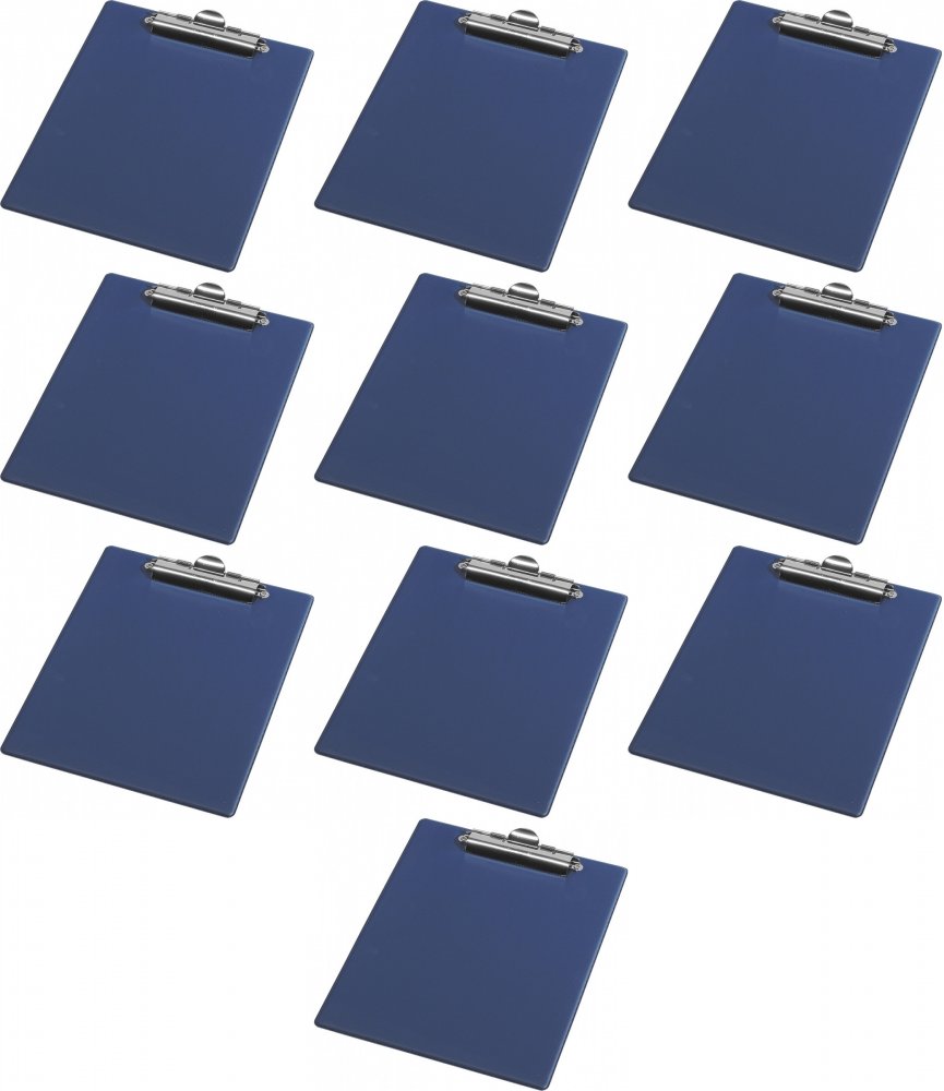 10x Clipboard Panta Plast Fokus, A4, granatowy