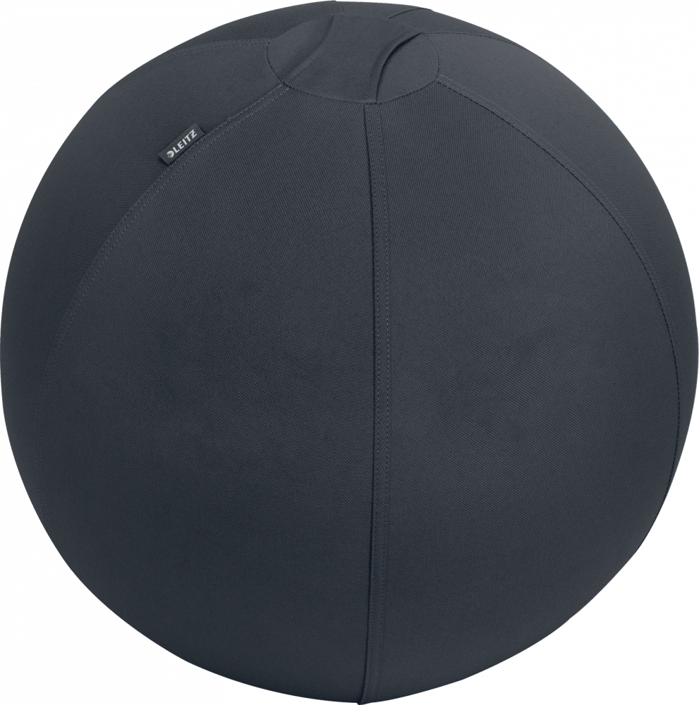 Piłka do siedzenia Leitz Ergo, z zabezpieczeniem przed niekontrolowanym toczeniem się, średnica 55cm, ciemnoszary