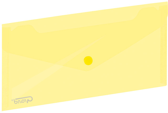 Teczka kopertowa Grand ZP-042, 254x130mm, na zatrzask, żółty