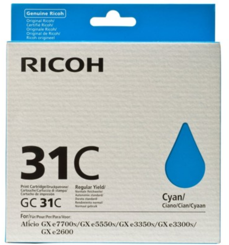 Tusz Ricoh 841640 (841636), 100ml, cyan (błękitny)