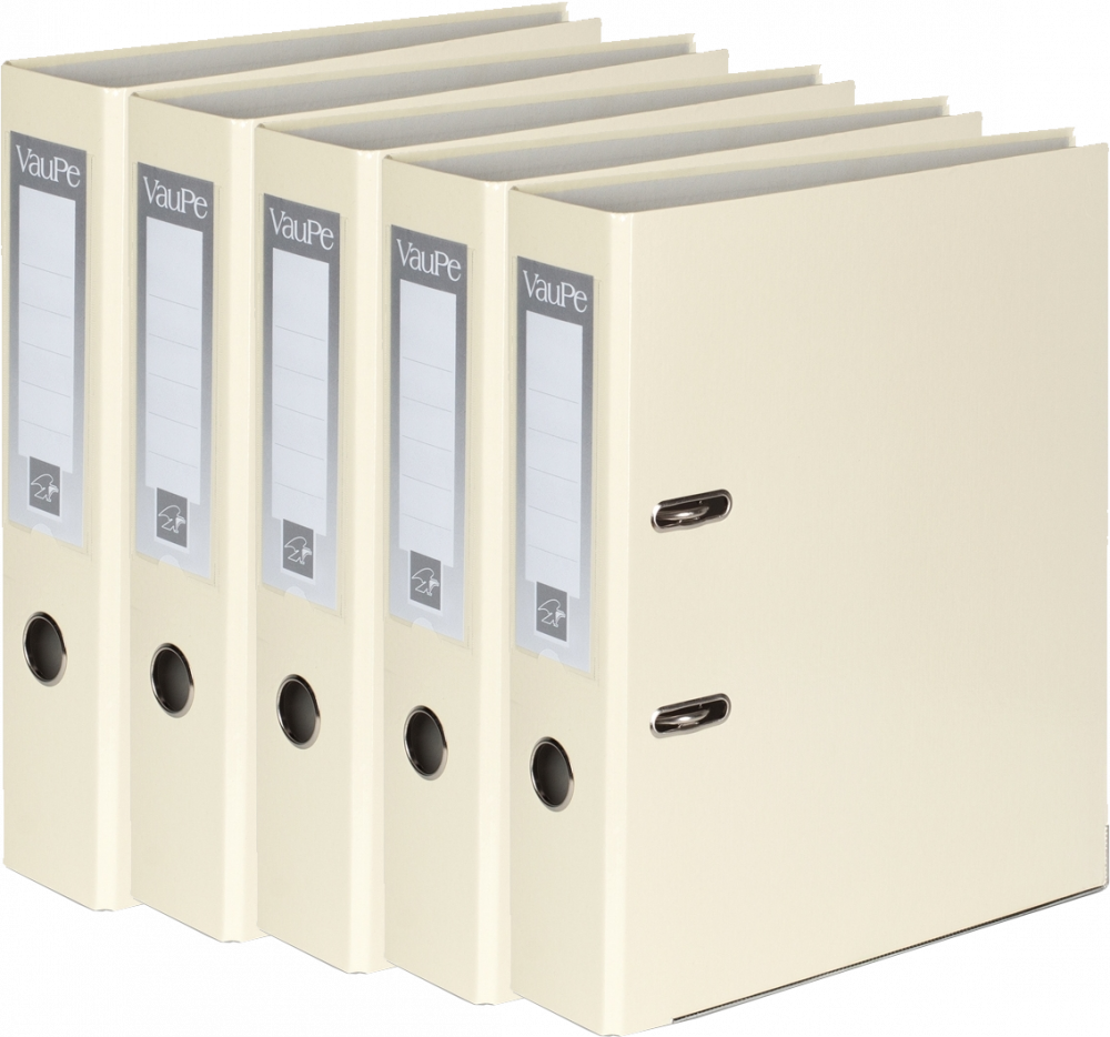 5x Segregator A4 VauPe FCK, 50mm, waniliowy