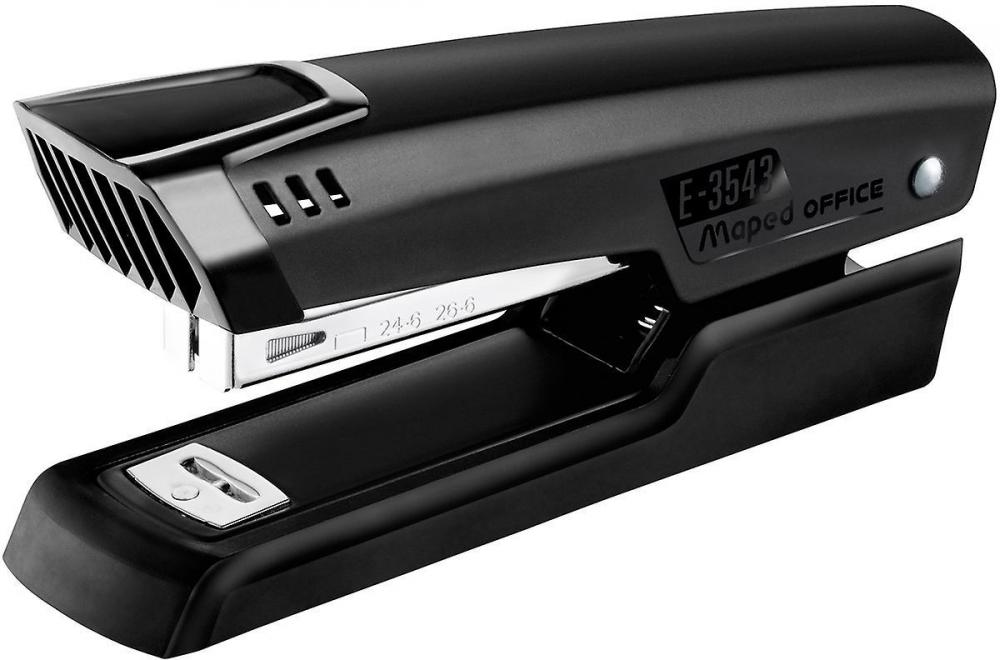 Zszywacz Maped Essentials, do 25 kartek, krótki magazynek, czarny