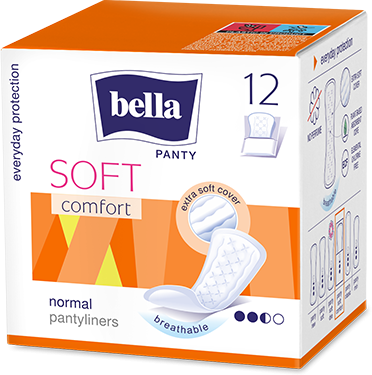 Wkładki higieniczne Bella Panty Soft Comfort, 12 sztuk
