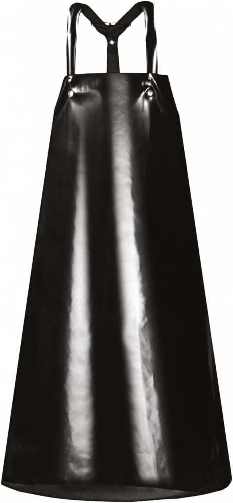 Fartuch kwasoługoochronny Pros, rozmiar 164-170cm, czarny