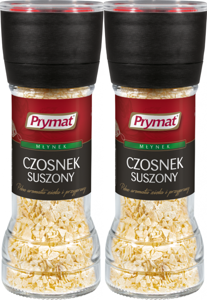 2x Czosnek suszony Prymat, w młynku, 55g