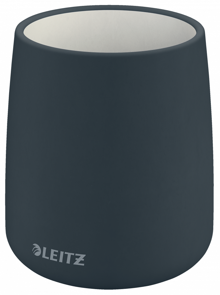 Kubek na długopisy Leitz Cosy, 85x108mm, aksamitny szary
