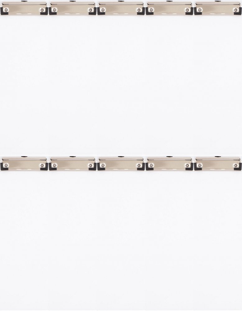 10x Clipboard D.Rect, A4, biały