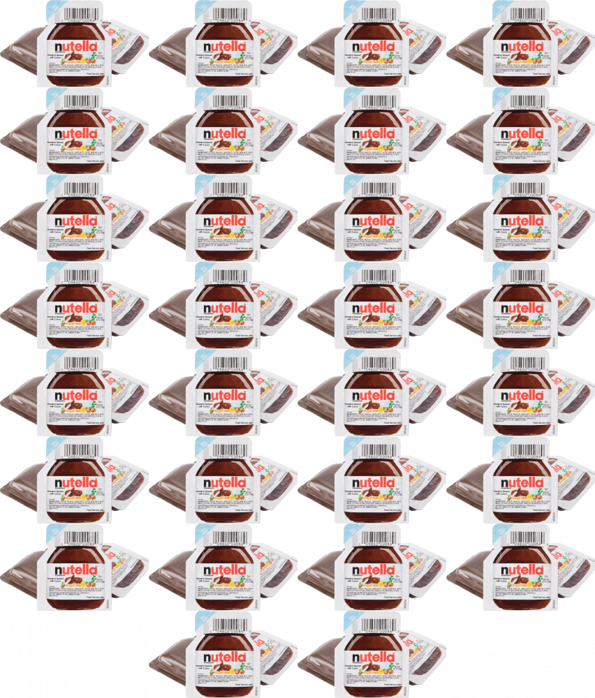 120x Krem Nutella Ferrero, czekoladowo-orzechowy, 15g