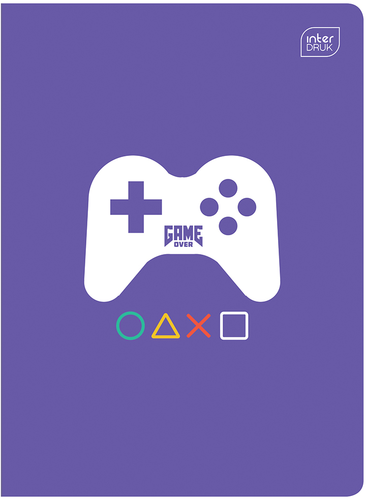 Zeszyt w kratkę Interdruk UV Boys, A5, 16 kartek, mix wzorów