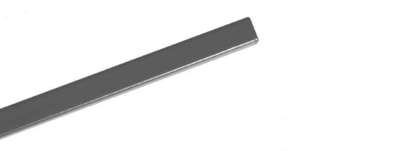 Grzbiet do oprawy kanałowej Opus O.Simple Channel, 297x5mm (A3 poziomo, A4 pionowo), 25 sztuk, czarny