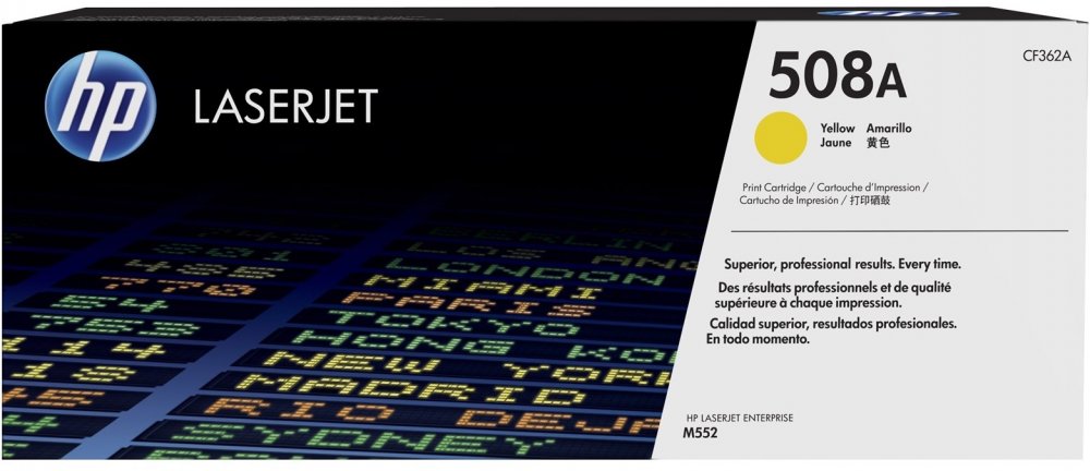 Toner HP 508A (CF362A), 5000 stron, yellow (żółty)