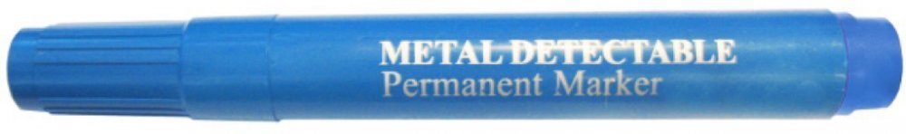 Marker permanentny wykrywalny Prohaccp, okrągła, obudowa kolor niebieski, wkład czarny