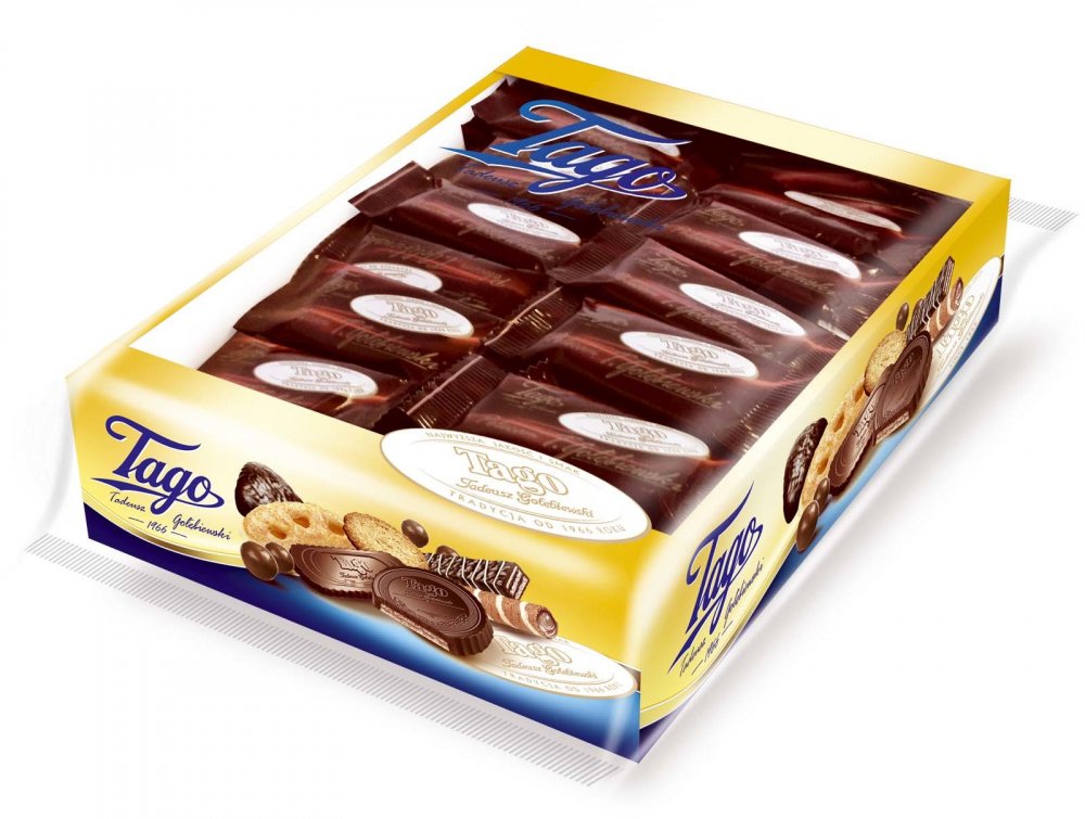 Ciastka kruche Tago, korzenny, pakowane pojedynczo, 600g