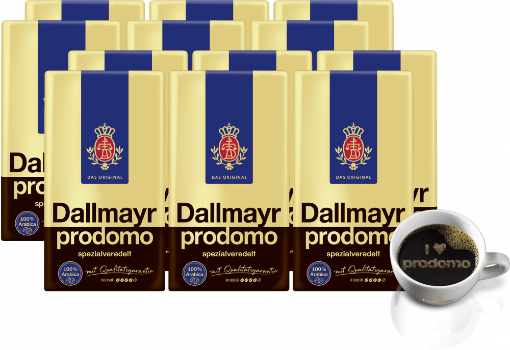 12x Kawa mielona Dallmayr Prodomo, 500g