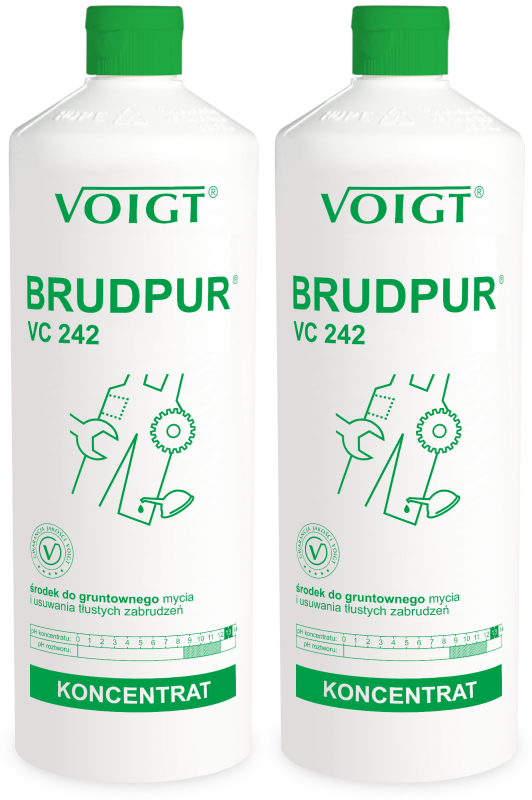 2x Środek do usuwania tłustego brudu Voigt BrudPur VC242, koncentrat, 1L