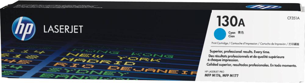 Toner HP 130A (CF351A), 1000 stron, cyan (błękitny)