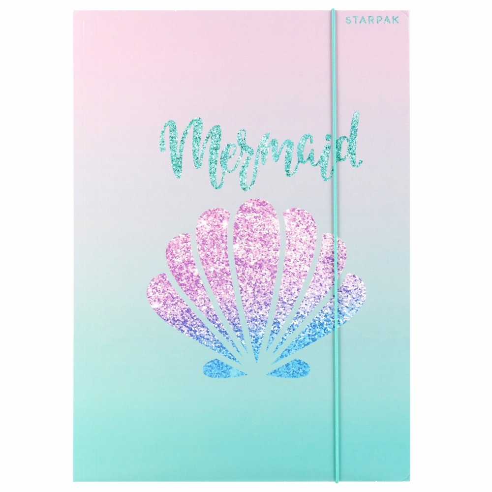 Teczka z gumką Starpak Shell, A4, mix wzorów