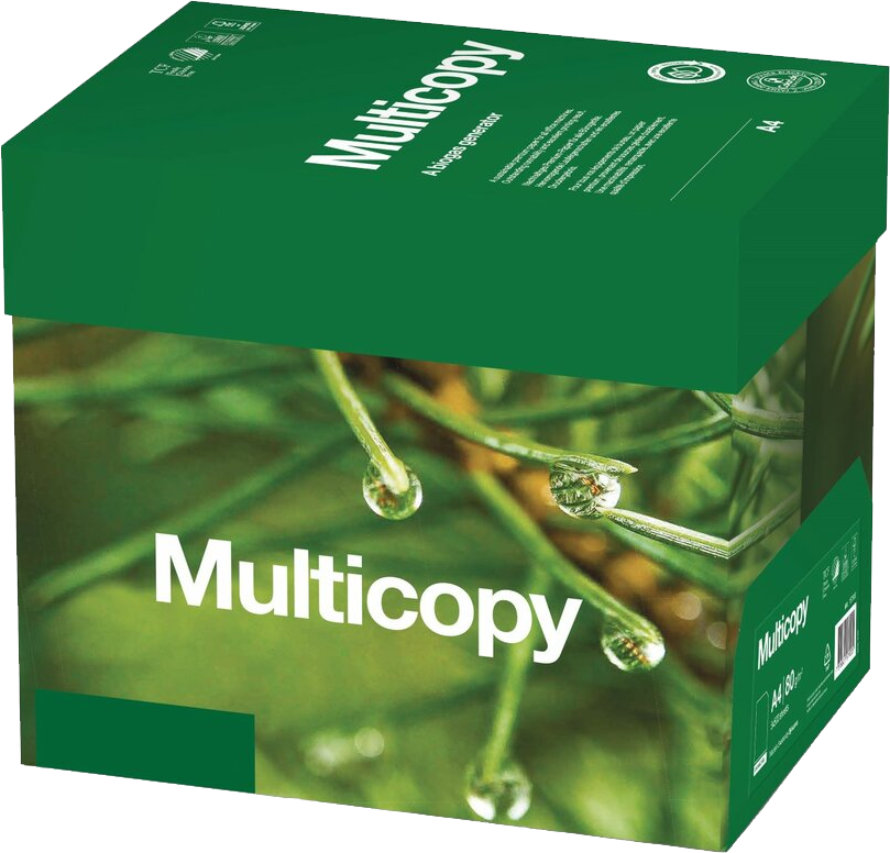 5x Papier ksero Multicopy Original, A4, 80g/m2, 500 arkuszy, biały