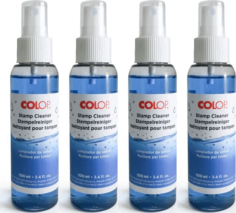 4x Płyn do czyszczenia stempli i pieczątek Colop Stamp Cleaner, 100ml