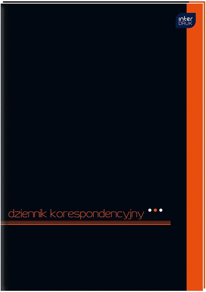 Dziennik korespondencyjny Interdruk, A4, 96k, mix wzorów