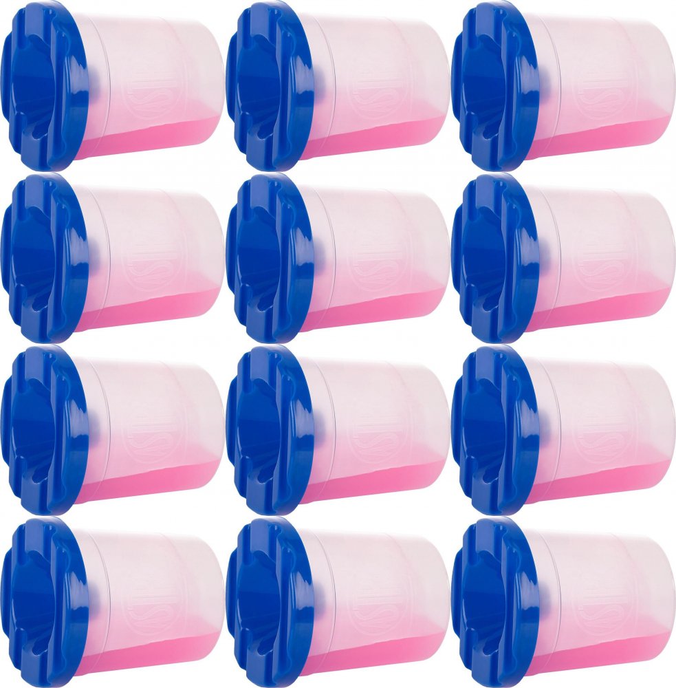 12x Kubek do wody Astrino, z blokadą wylania, mix kolorów