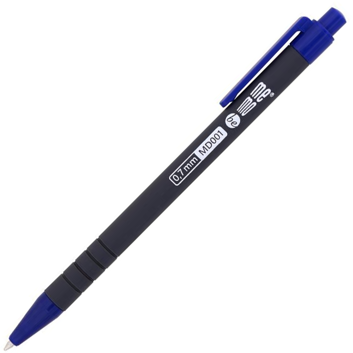 Długopis automatyczny MemoBe Four Lines, 0.7mm, niebieski