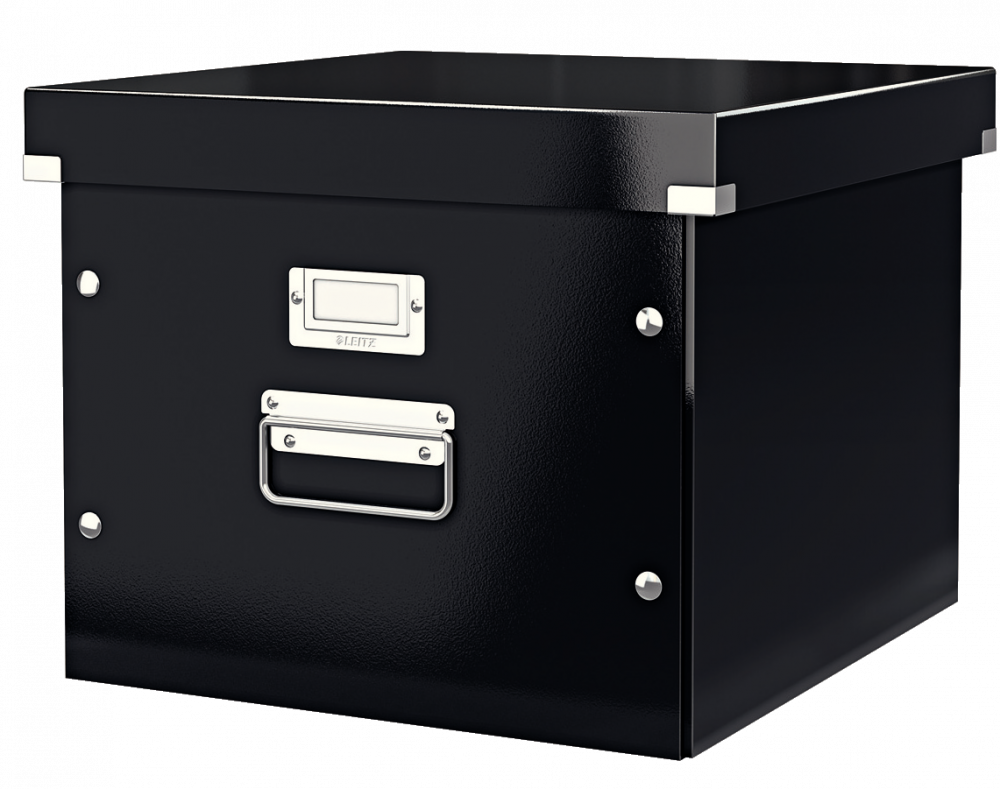 Pojemnik na 15 teczek zawieszanych Leitz Click&Store, A4, 370x356x282mm czarny