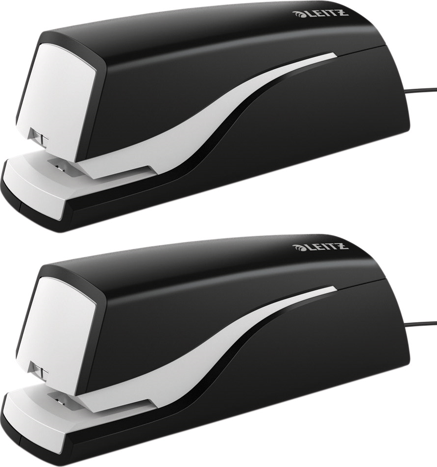 2x Zszywacz elektryczny Leitz Nexxt Series, czarny, do 10 kartek