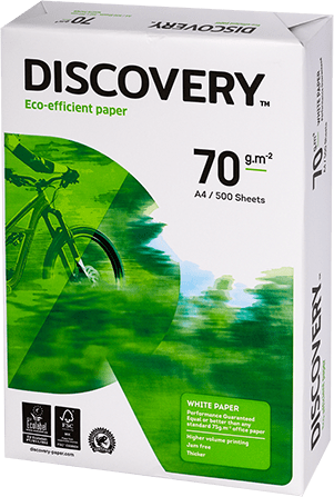 Papier ksero Discovery, A4, 70g/m2, 500 arkuszy, biały