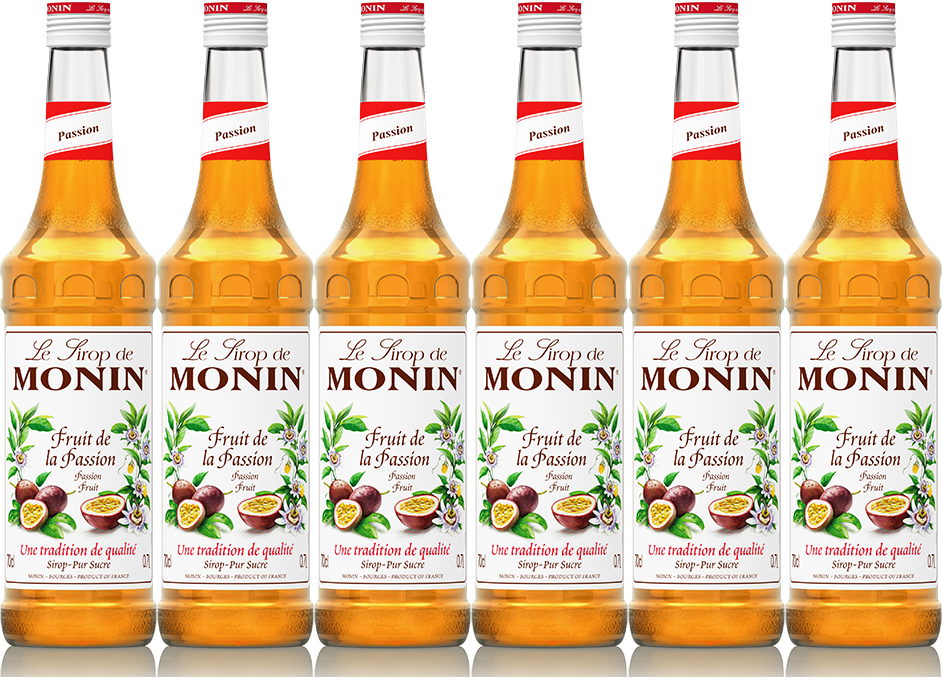 6x Syrop Monin Passion Fruit, marakuja, 700ml