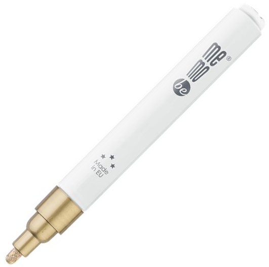 Marker olejowy MemoBe MM301, okrągła, 2-4mm, złoty