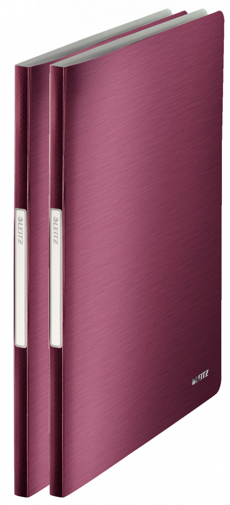 2x Album ofertowy Leitz Style, A4, 40 koszulek, ciemnoczerwony