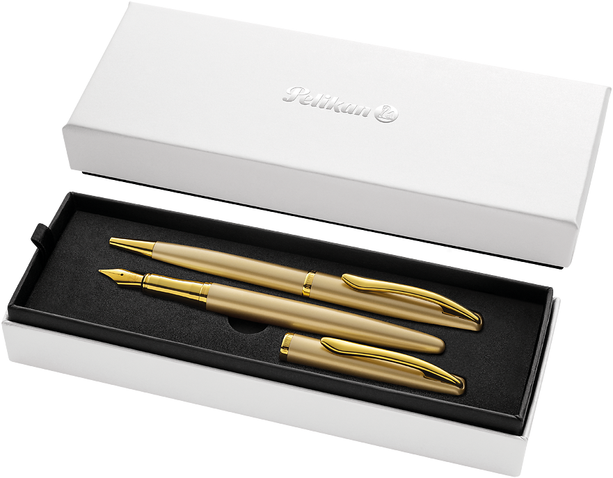 Zestaw Pelikan Jazz Noble Elegance Gold, pióro wieczne + długopis